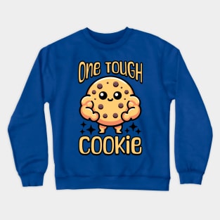 One Tough Cookie! Cute Cookie Pun Crewneck Sweatshirt